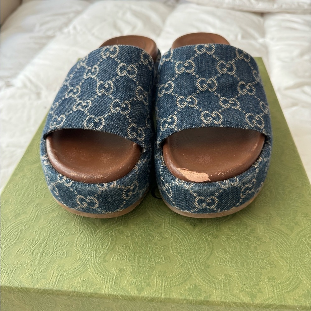 Gucci GG platform slide sandal - Picture 3 of 4
